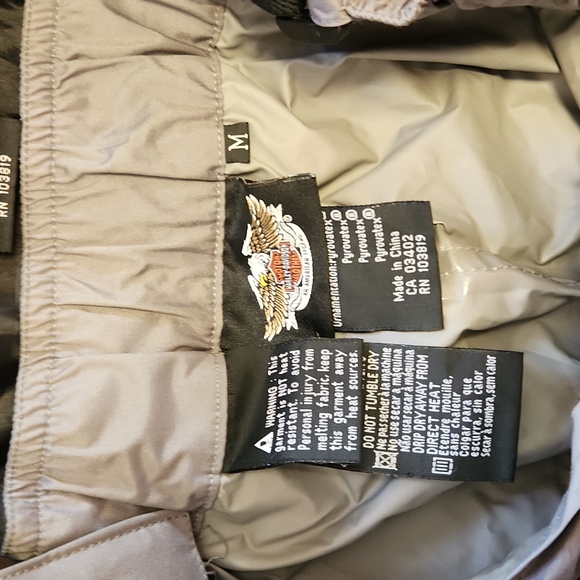 Womens Rain Suit, Harley-Davidson, Medium, Gray. - Picture 9 of 14